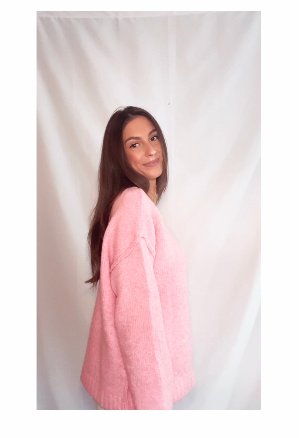 PINK OVERSIZED SWEATER