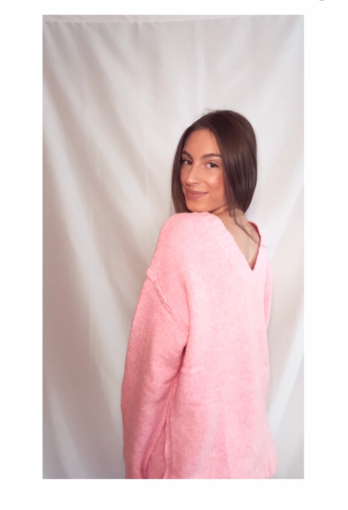 PINK OVERSIZED SWEATER